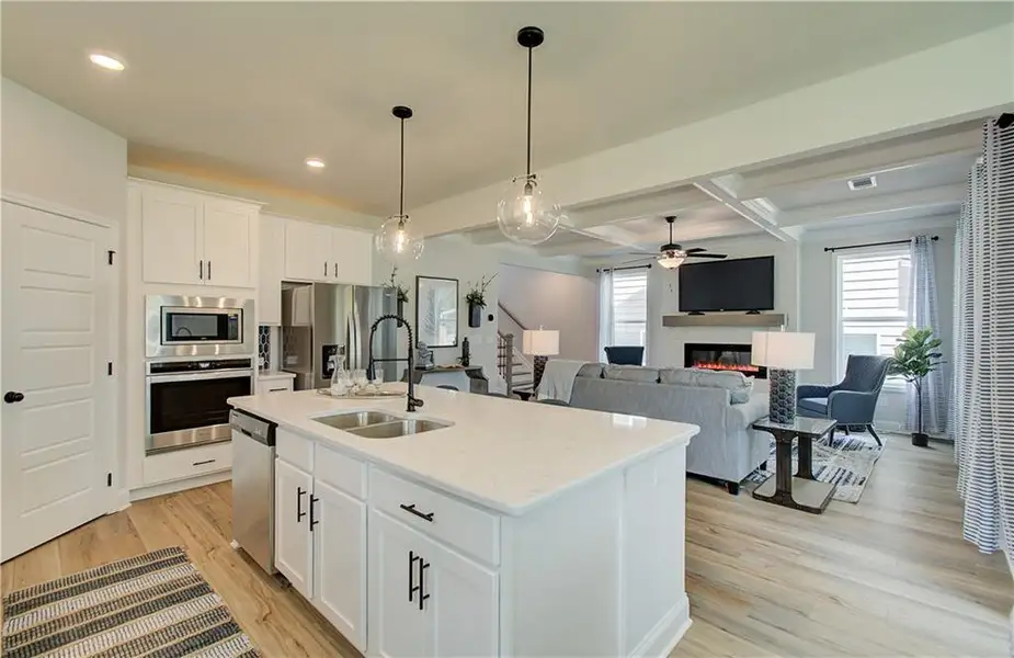 Furnished interior view inside a new home in Kentmere, Auburn (Image 4).