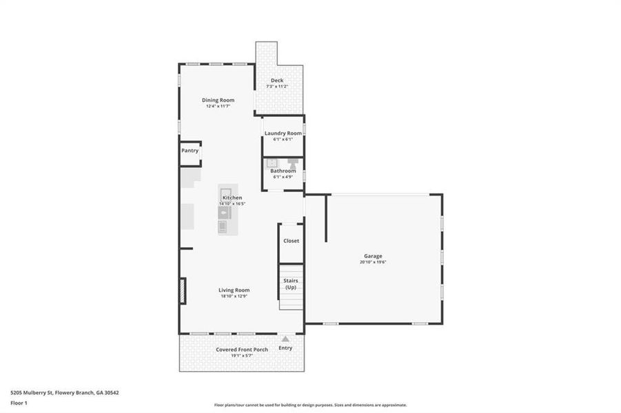 2D floor plan layout of this home in , Flowery Branch, GA (Image 5). 2D floor plan layout of this home in , Flowery Branch, GA (Image 5).