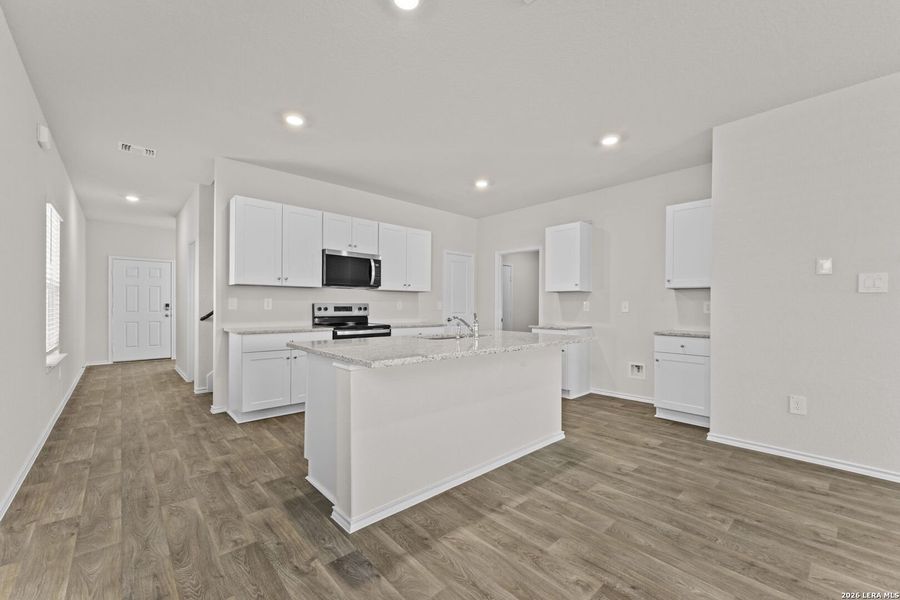 Furnished interior view inside a new home in Laurel Vistas, San Antonio (Image 11).