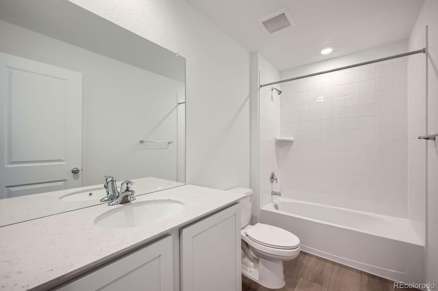 Furnished interior view inside a new home in Percheron: The Camden Collection, Colorado Springs (Image 4).