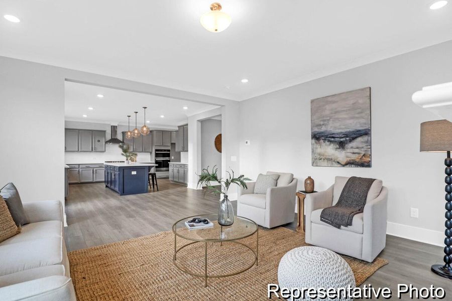 Furnished interior view inside a new home in , Ravenel (Image 14).