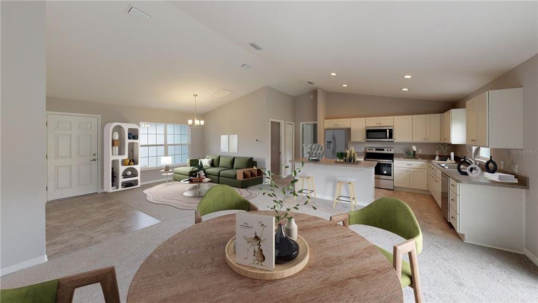 Furnished interior view inside a new home in , Citra (Image 7).