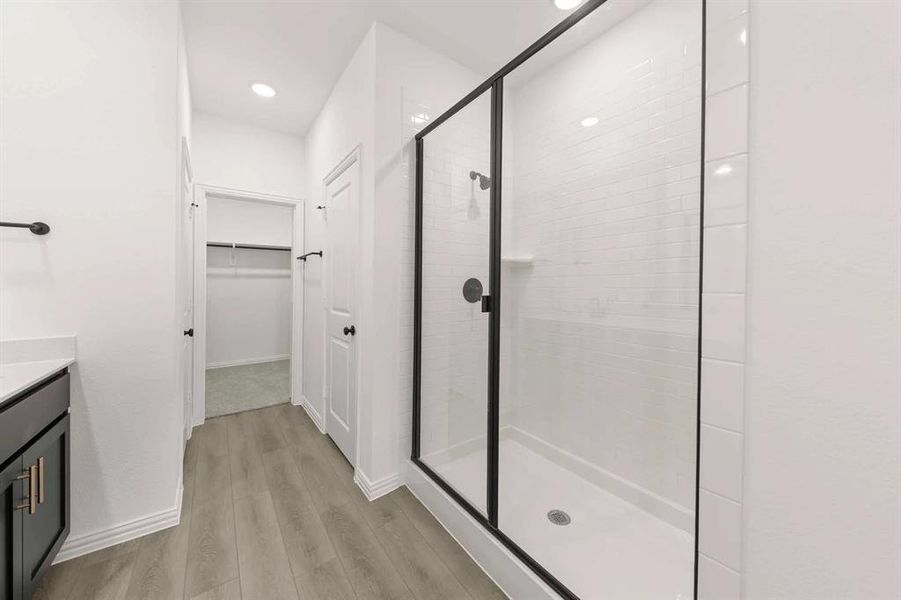 Furnished interior view inside a new home in Creekview Fossil Ridge, Pilot Point (Image 7).