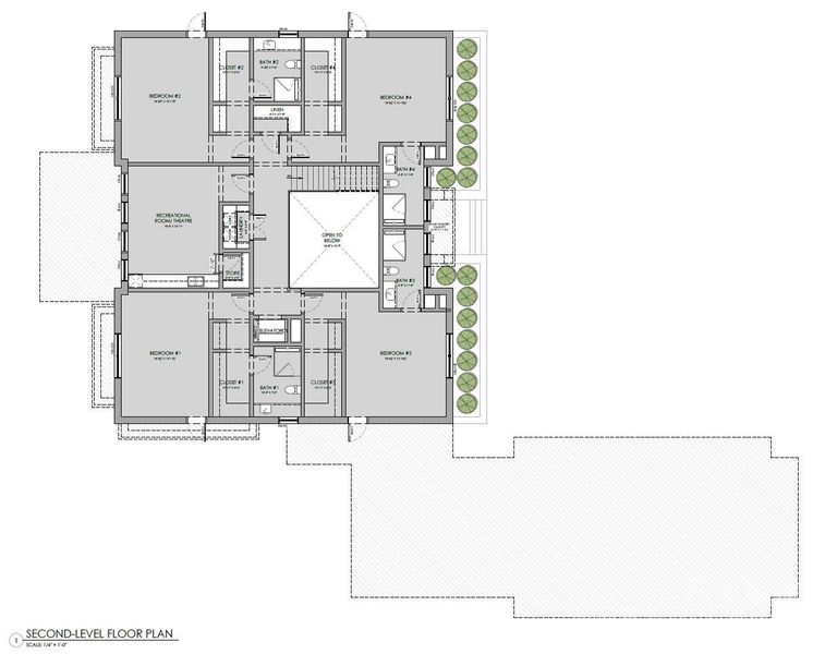 2D floor plan layout of this home in , Charlotte, NC (Image 4).