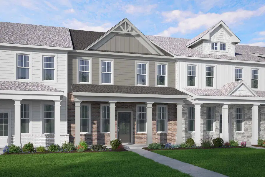 Representative exterior photo of a completed home built from the Ericson by McKinley Homes in Mulberry Summit, Flowery Branch, GA (Image 2). Representative exterior photo of a completed home built from the Ericson by McKinley Homes in Mulberry Summit, Flowery Branch, GA (Image 2).