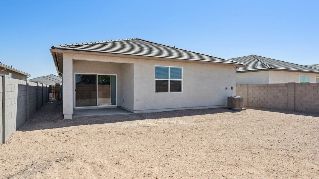 Exterior details and patio area of a home in Heartland Ranch, Coolidge (Image 3). Exterior details and patio area of a home in Heartland Ranch, Coolidge (Image 3).