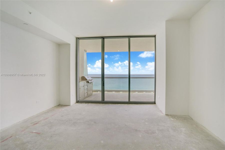 The Master Bedroom looking the Ocean