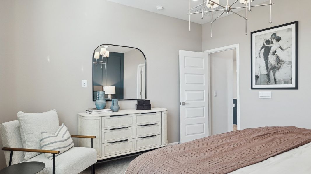 Furnished interior view inside a new home in The Buttes at Mystic, Peoria (Image 19).