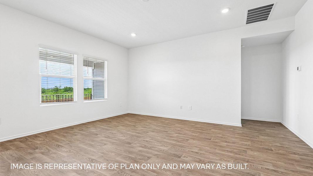 Spacious, unfurnished interior of a new home in Prairie Lakes, Buda (Image 18). Spacious, unfurnished interior of a new home in Prairie Lakes, Buda (Image 18).