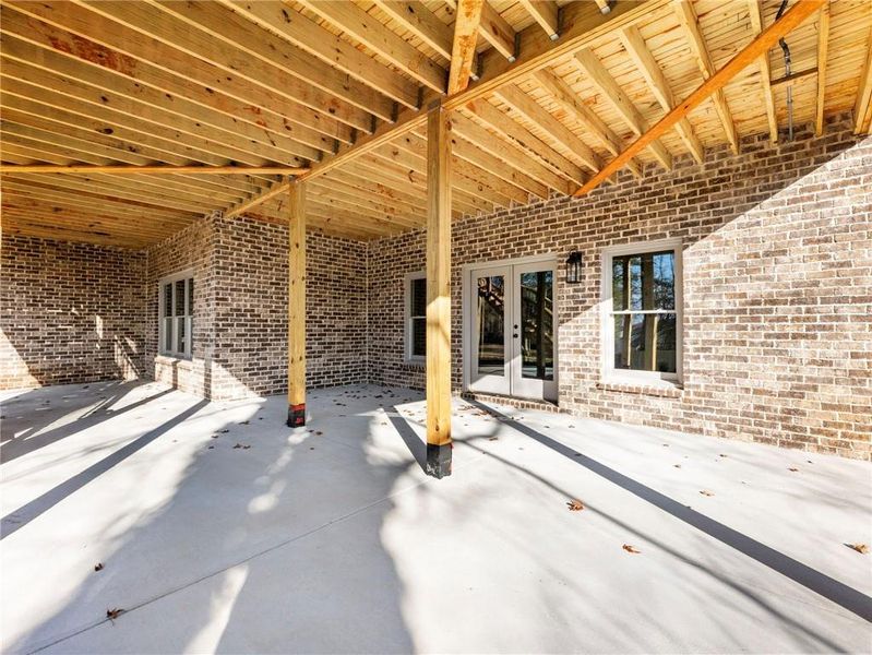 In-progress construction of a new home in , Buford, GA (Image 74).