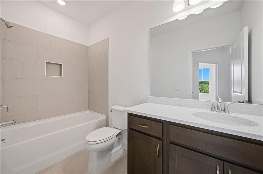 Furnished interior view inside a new home in , Cartersville (Image 12).