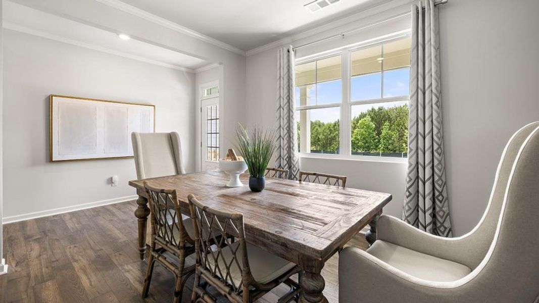Furnished interior view inside a new home in Parkside at Carter Grove, Cartersville (Image 35). Furnished interior view inside a new home in Parkside at Carter Grove, Cartersville (Image 35).