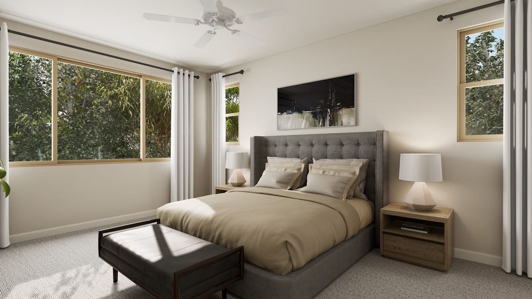 Representative furnished interior of a home built from the Sierra Plan 3509 by Tri Pointe Homes in Soleo, San Tan Valley (Image 9).