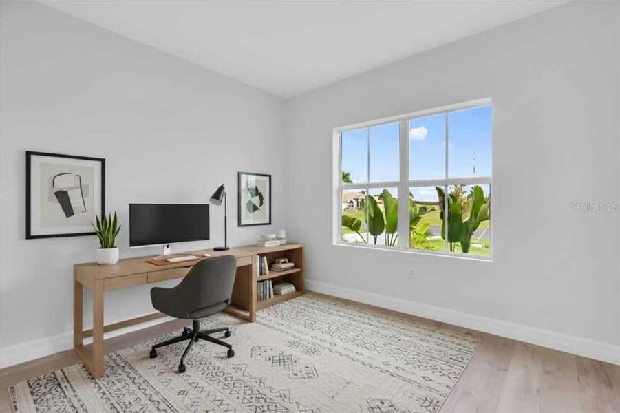 Furnished interior view inside a new home in , Punta Gorda (Image 8).