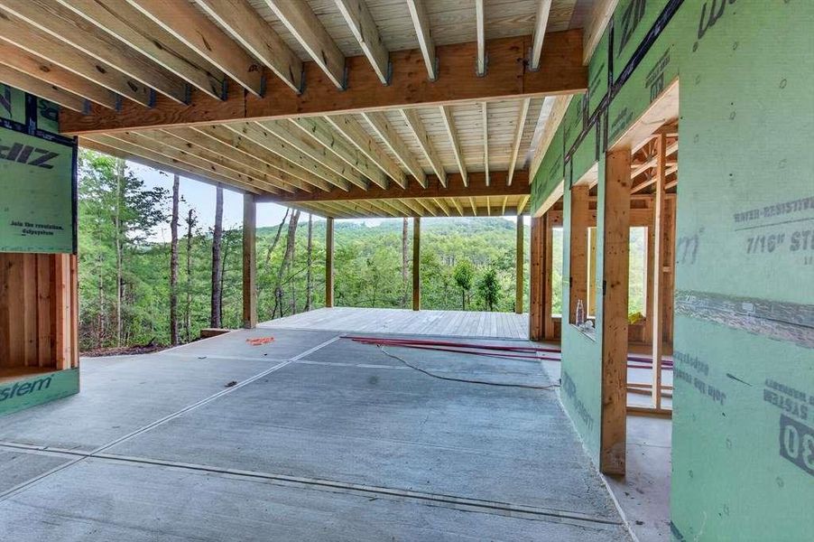 In-progress construction of a new home in , Cherry Log, GA (Image 28).