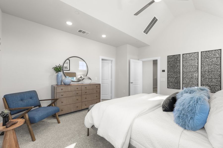 Furnished interior view inside a new home in Wildridge, Oak Point (Image 17).