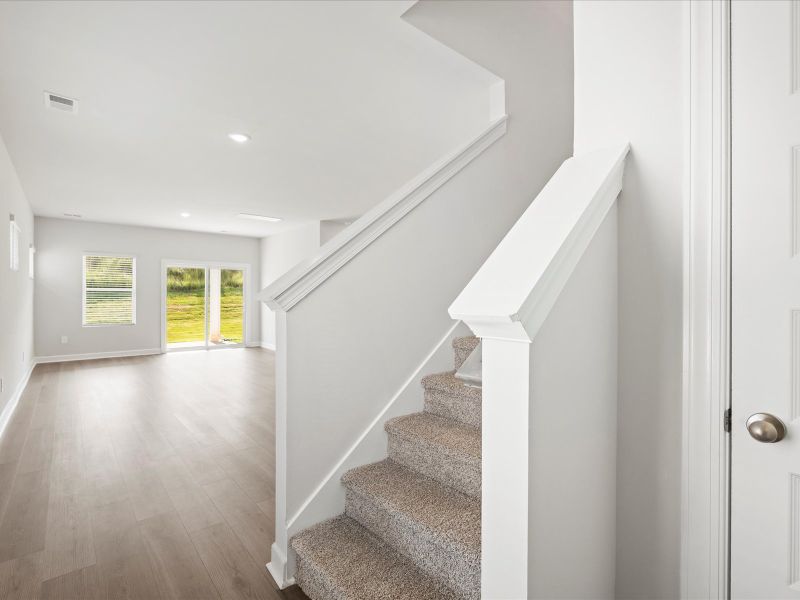 Spacious, unfurnished interior of a new home in The Farm at Wells Creek - Heritage Collection, Gray Court (Image 12).