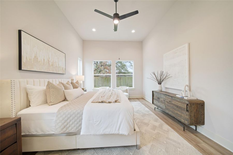 Furnished interior view inside a new home in , Houston (Image 16).