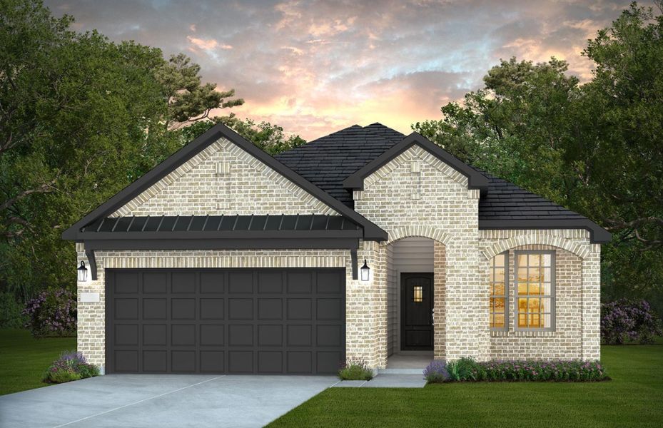 Representative exterior photo of a completed home built from the Barrett by Pulte Homes in Windcress, Cove, TX (Image 12). Representative exterior photo of a completed home built from the Barrett by Pulte Homes in Windcress, Cove, TX (Image 12).