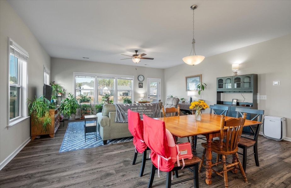 Furnished interior view inside a new home in , Ravenel (Image 12).