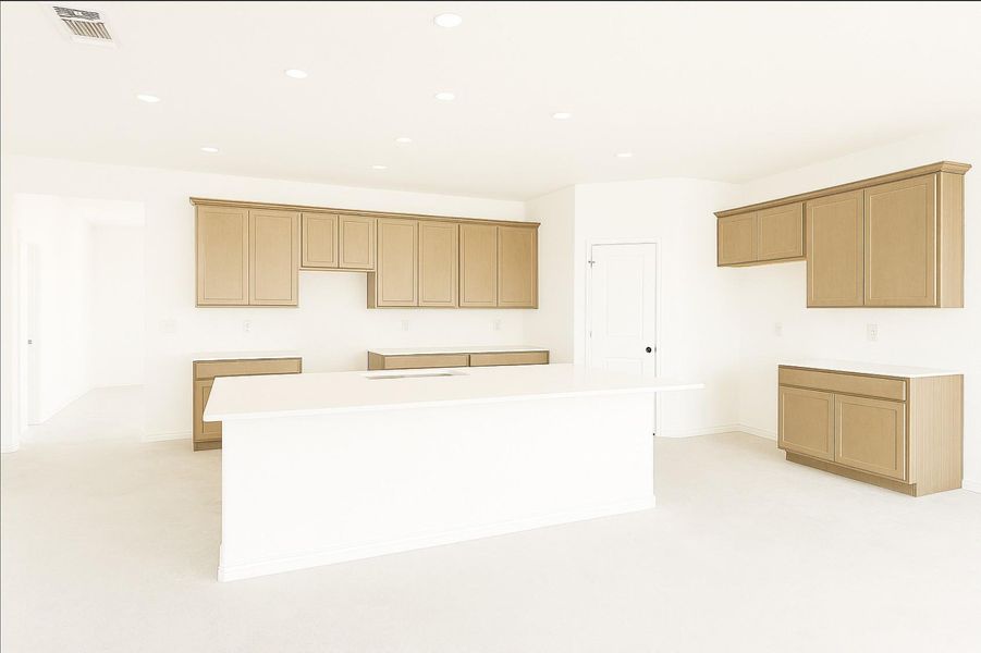 Furnished interior view inside a new home in La Cima, San Marcos (Image 3).