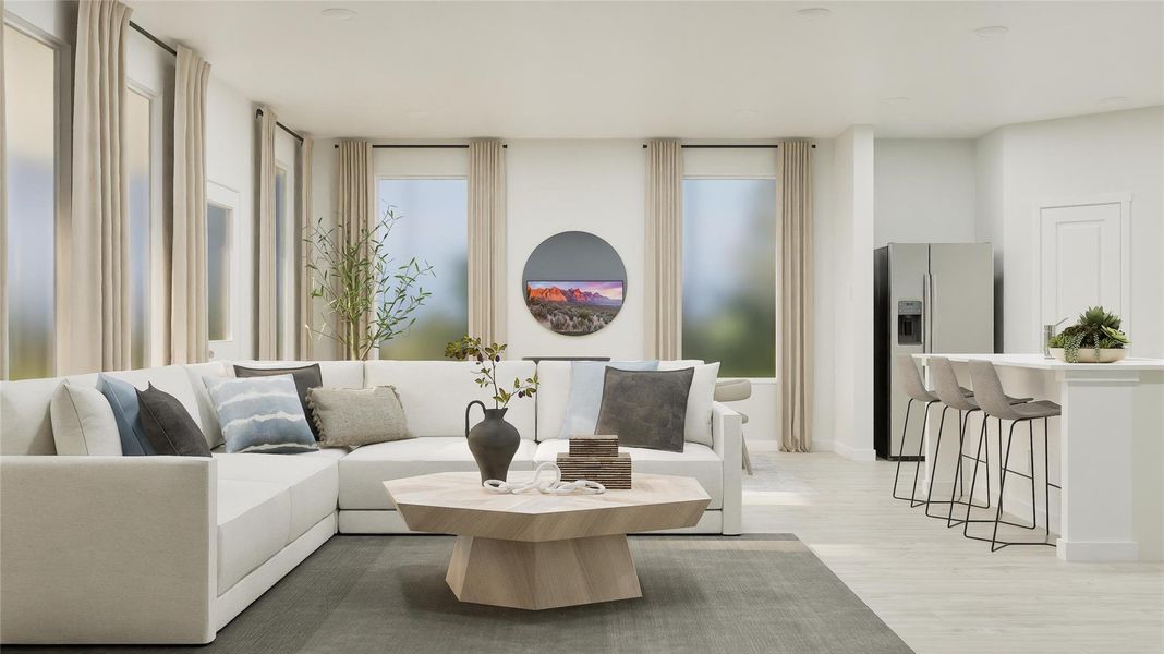 Furnished interior view inside a new home in Cotton Brook, Hutto (Image 28).