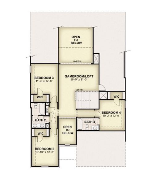 2D floor plan layout of this home in Walden Pond, Forney, TX (Image 5). 2D floor plan layout of this home in Walden Pond, Forney, TX (Image 5).