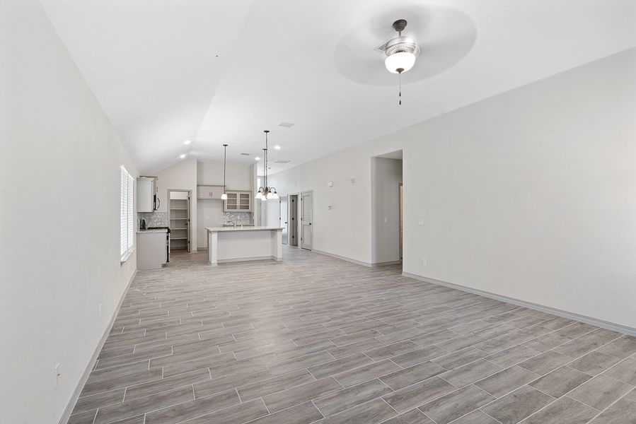 Representative unfurnished interior of a home built from the Rose- 1941SSC by Saratoga Homes in Paseo Del Este, El Paso (Image 23).