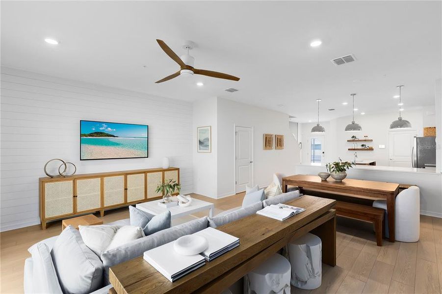 Furnished interior view inside a new home in Oviedo Square, Oviedo (Image 24).