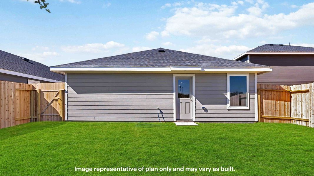 Representative exterior details of a home built from the Axis by D.R. Horton in Deer Meadows, Odessa (Image 3).