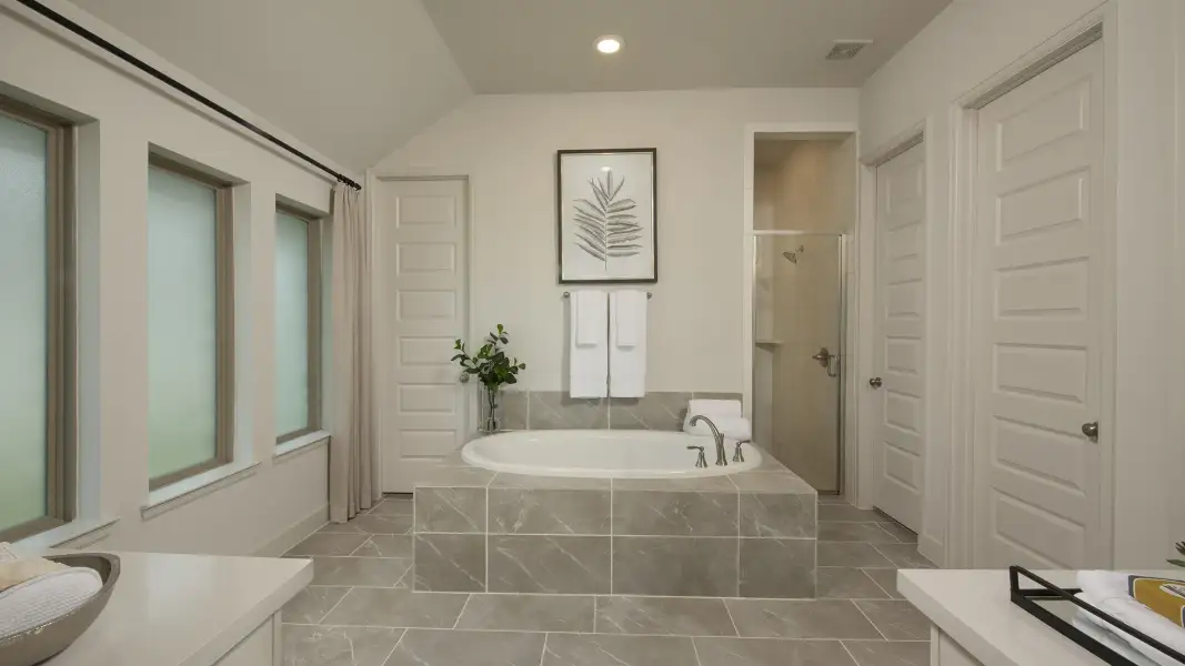 Furnished interior view inside a new home in Sweetgrass, Haslet (Image 8).
