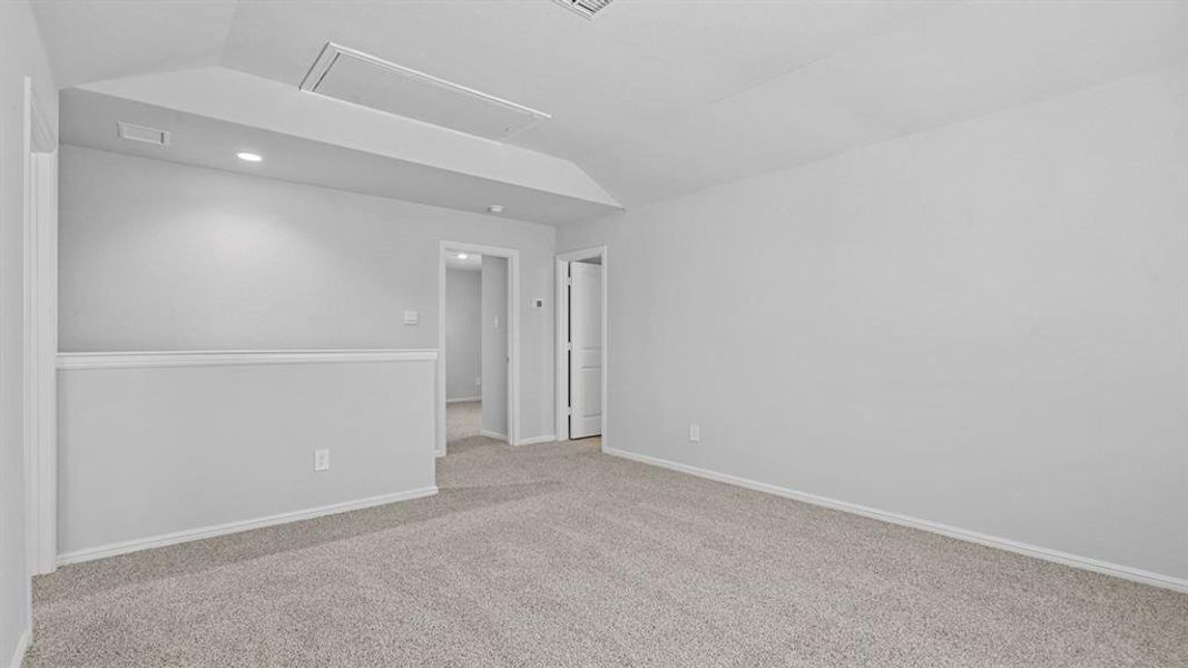 Spacious, unfurnished interior of a new home in Springhill South, Boyd (Image 26). Spacious, unfurnished interior of a new home in Springhill South, Boyd (Image 26).