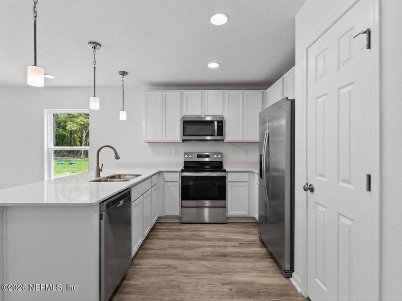 Furnished interior view inside a new home in , Jacksonville (Image 13).
