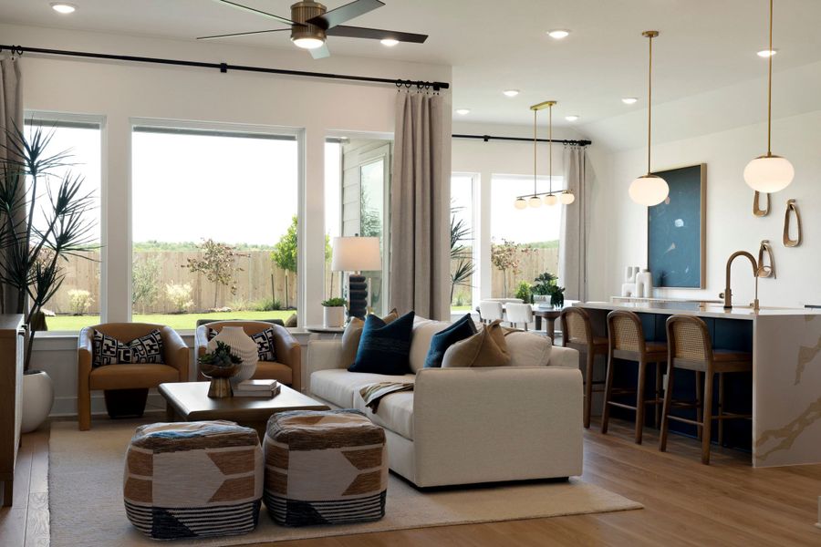 Furnished interior view inside a new home in Lagos Reserve, Manor (Image 20).