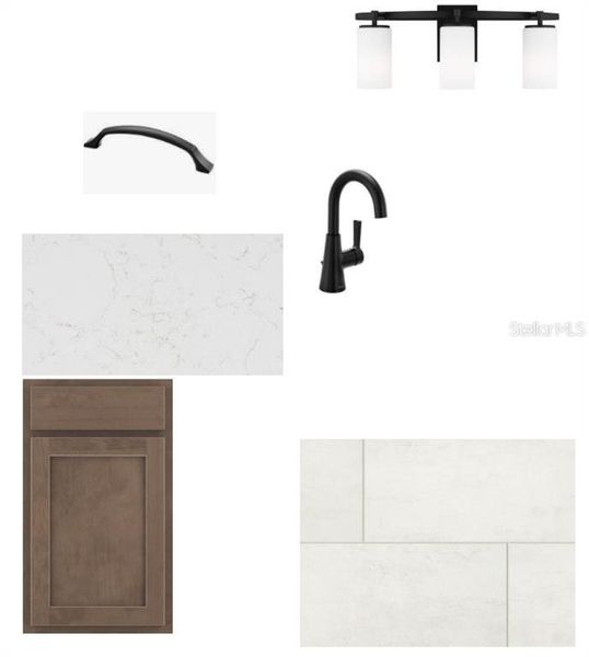 Sample of building materials used in homes in Waterset Tradition Series, Apollo Beach (Image 4).