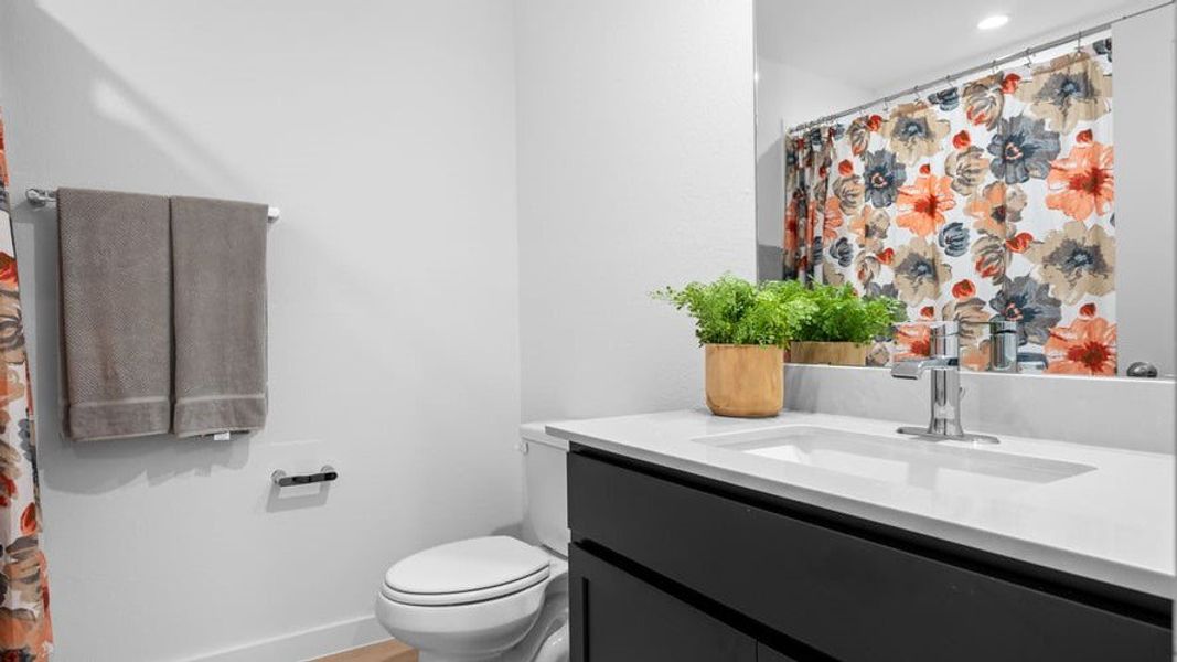 Furnished interior view inside a new home in Sorrento, Richmond (Image 9). Furnished interior view inside a new home in Sorrento, Richmond (Image 9).