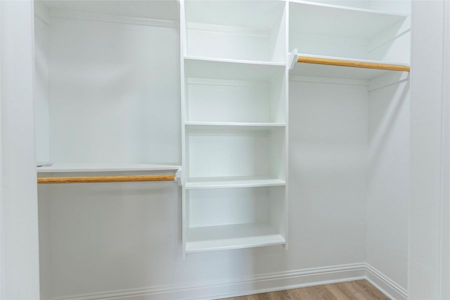 Large closet space in the 3rd bedroom.