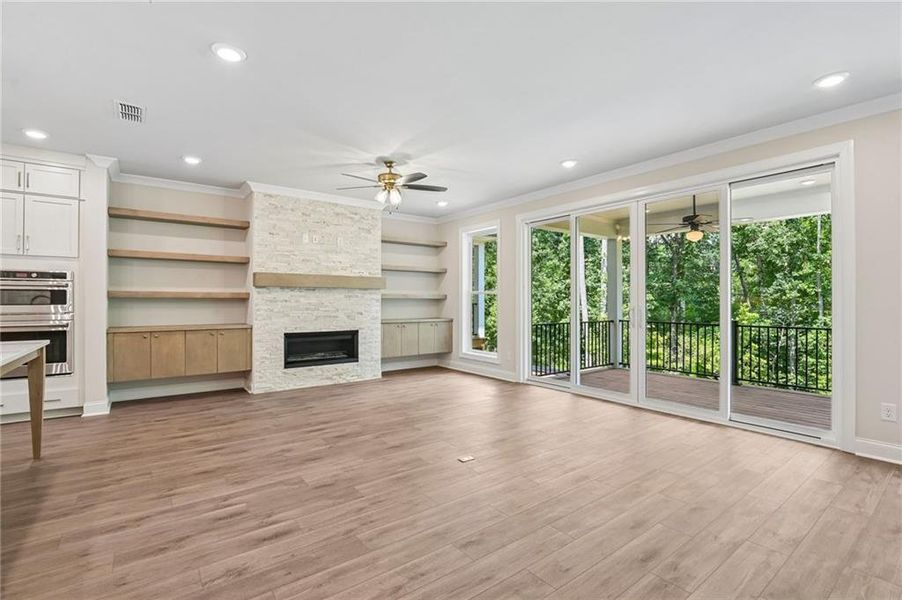 Spacious, unfurnished interior of a new home in Waterside, Peachtree Corners (Image 42).