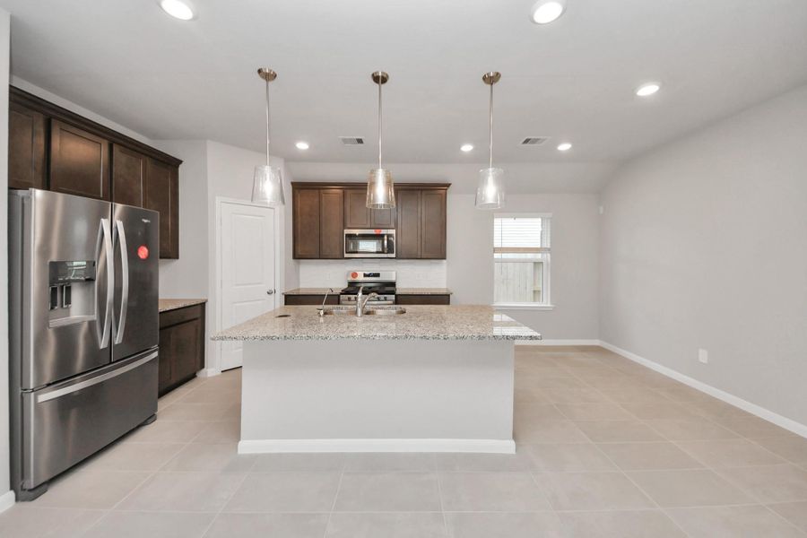 Furnished interior view inside a new home in Montgomery Ridge: Founders Collection, Conroe (Image 13).