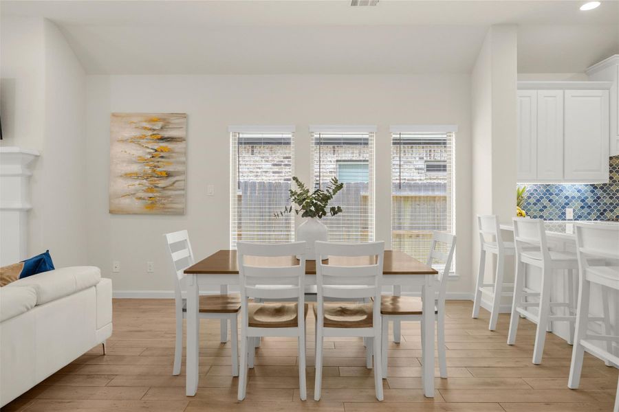 Furnished interior view inside a new home in Amira, Tomball (Image 11).
