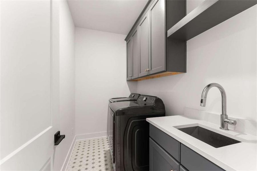 Furnished interior view inside a new home in Skyview On Broad, Sugar Hill (Image 19).