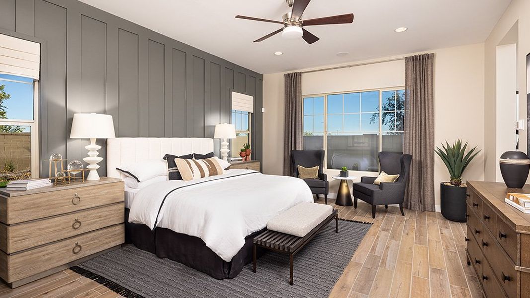 Furnished interior view inside a new home in Legado, Queen Creek (Image 7).