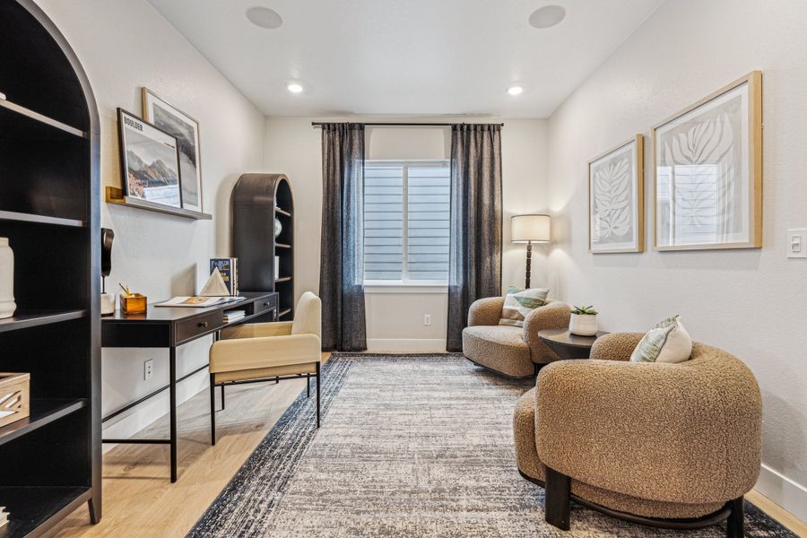 Representative furnished interior of a home built from the Maroon Bells by Taylor Morrison in Sugar Creek City Collection, Loveland (Image 5).