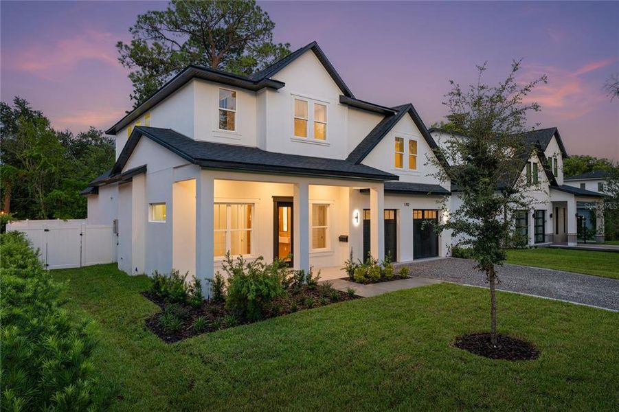 Front exterior of a new home in , Winter Park, FL, highlighting curb appeal (Image 28).