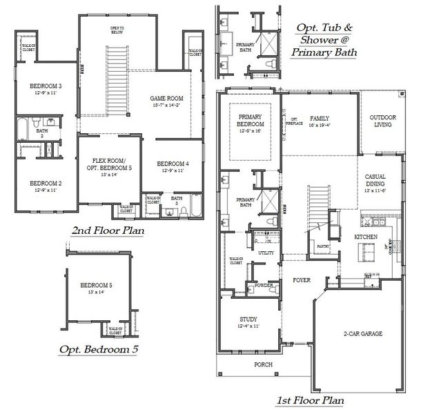 2D floor plan layout for the Shenandoah 45′ Lot by Chesmar Homes in Beacon Point, Texas City, TX (Image 3). 2D floor plan layout for the Shenandoah 45′ Lot by Chesmar Homes in Beacon Point, Texas City, TX (Image 3).