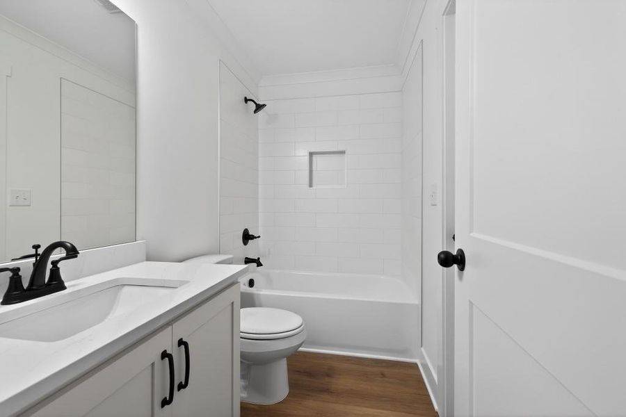 Furnished interior view inside a new home in , Statham (Image 19).