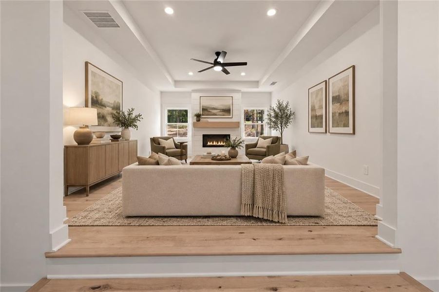 Furnished interior view inside a new home in , Winder (Image 6).