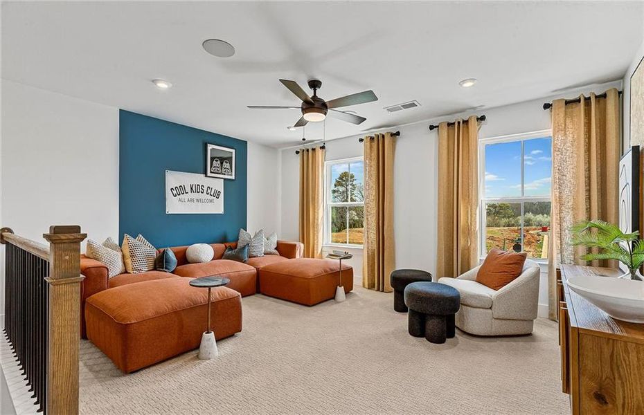 Furnished interior view inside a new home in Creekside at Skelton, Jefferson (Image 17).