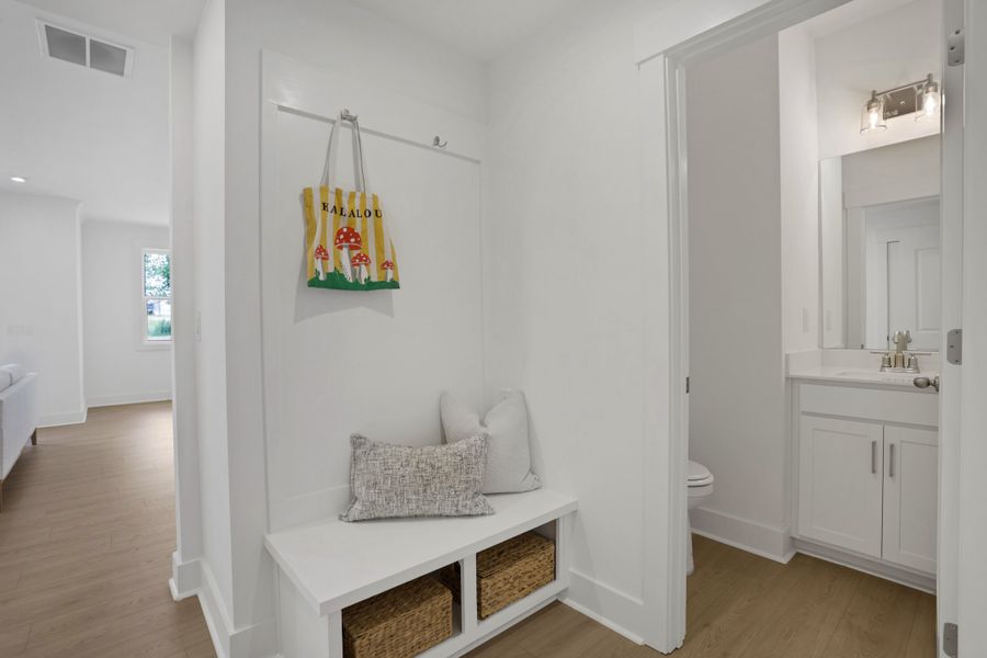 Representative furnished interior of a home built from the Keystone by Beazer Homes in Poppy at GreenHouse, Marietta (Image 9).