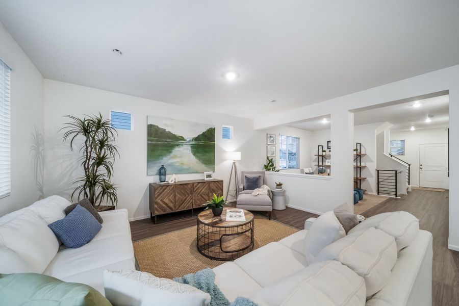 Furnished interior view inside a new home in Bradley Heights, Colorado Springs (Image 23).